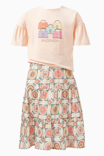 All-over Print Skirt