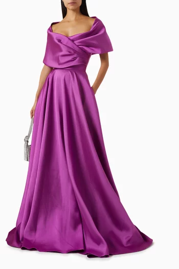 فستان ريما طويل ميكادو