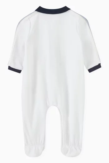 Velvet Logo-trim Pyjamas in Cotton-blend