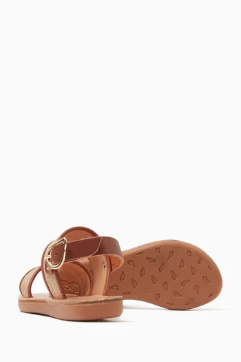 Little Clio Soft Sandals in Leather