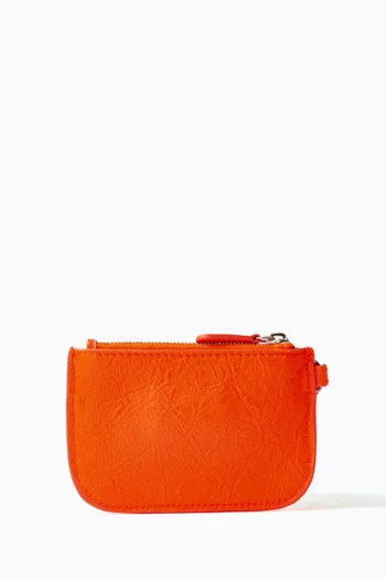 Le Cagole Coin Holder in Leather
