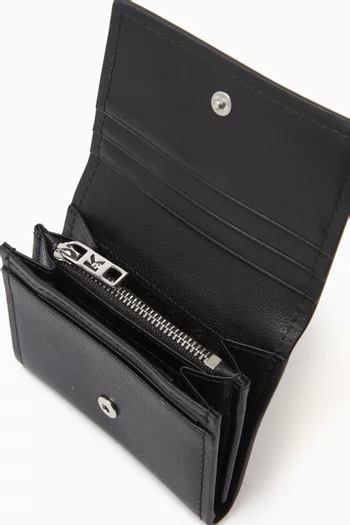 Small K/Ikonik Wallet in Leather