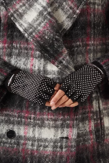 K/Evening Crystal-Embellished Gloves in Goatskin