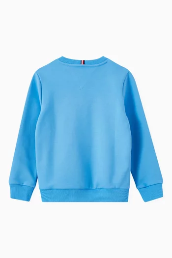 Monotype Logo Sweatshirt in Cotton-blend