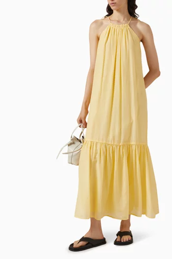 Jacques Maxi Dress in Cotton-silk