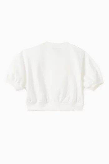 Sweatshirt in Cotton