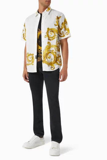 Baroque Button-up Shirt in Cotton