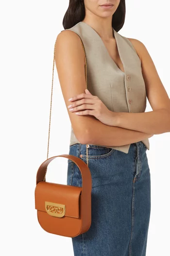 Small Martin Top Handle Bag in Leather