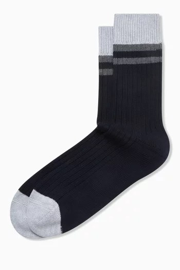 Striped Socks in Cotton