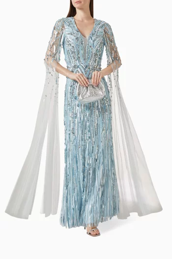 Planeto Embellished Dress