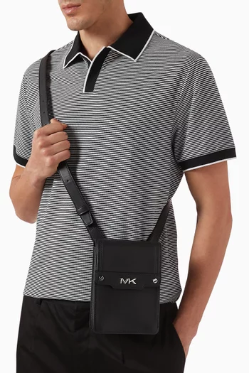 Varick Smartphone Crossbody Bag in Leather
