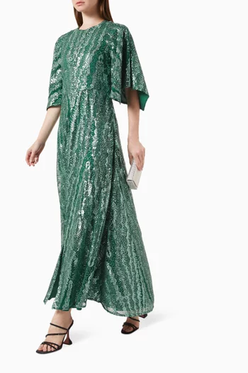 Rilouisa Maxi Dress in Sequins