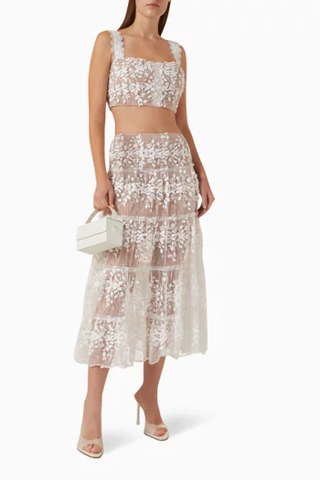 Megan Two Piece Set in Lace