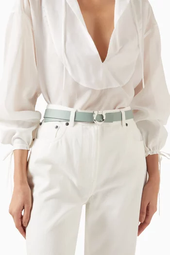 Donna Reversible Belt in Leather