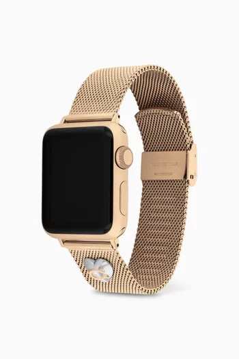 Apple Watch® Strap in Stainless Steel Mesh