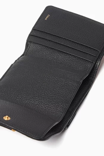 Small Marcie Tri-fold Wallet in Leather