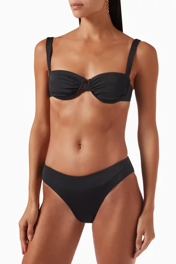 Ariel Ruched Bikini Top