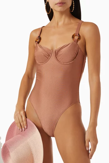 The Adrienne O-ring One-piece Swimsuit