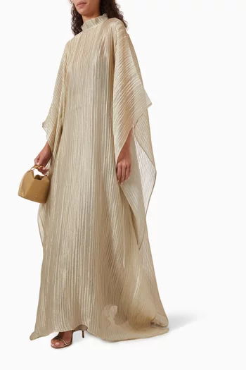 Basento High-neck Kaftan in Viscose Blend