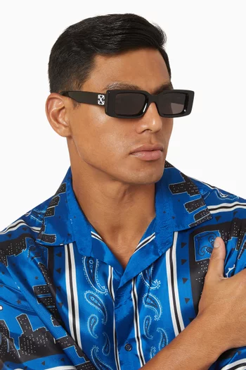 Arthur Rectangle-frame Sunglasses in Acetate