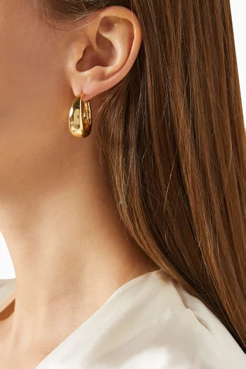 The Andrea Earrings in 18kt Gold-plated Sterling Silver