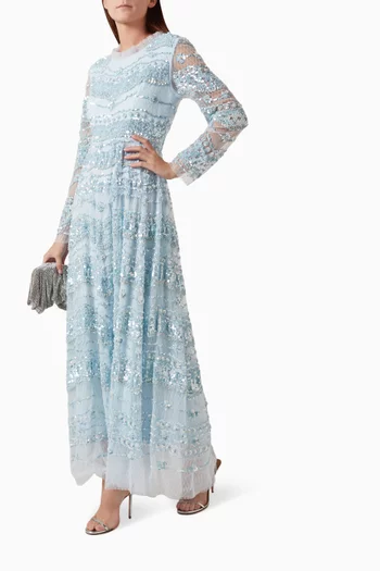 Sequin-embellished Gown in Tulle