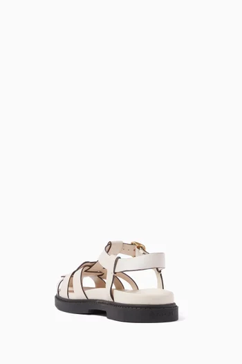 Bella Fisherman Sandals in Leather