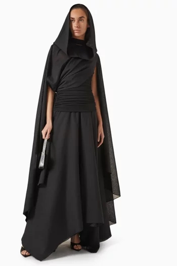 Deema Al Asadi Dress in Double Jersey Knit