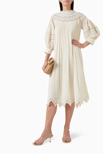 Lea Tunic Mini Dress in Cotton Voile