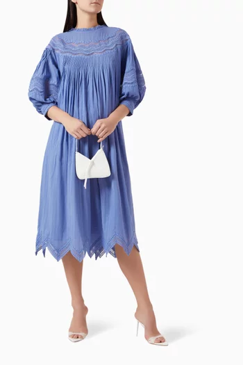 Lea Tunic Mini Dress in Cotton Voile