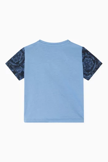 Barocco-print T-shirt in Cotton
