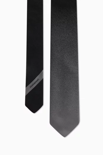 ربطة عنق بألوان متدرجة حرير جاكار