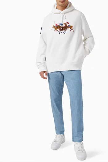 Triple Pony Sweatshirt in Cotton-blend