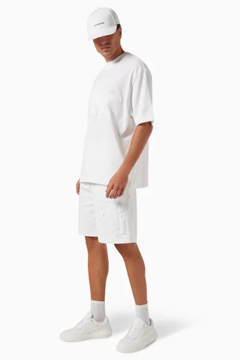 Logo Shorts in Cotton-viscose