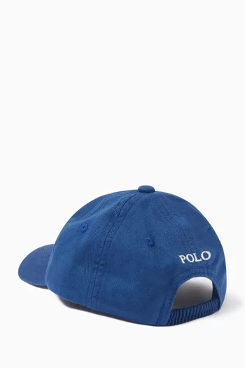 Polo Bear Cap in Cotton