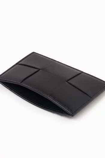 Cassette Credit Card Case in Leather