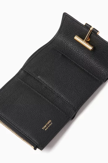 Tara Compact Wallet in Leather