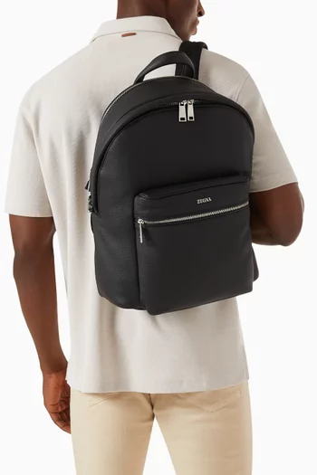 Hoodie Backpack in Deerskin