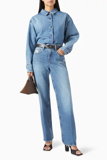 Good 90's Relaxed Jeans in Cotton-denim