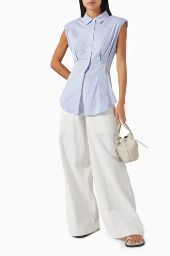 Kendra Button-down Top in Cotton