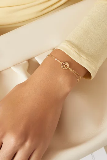 Amelia Maasai Reversible Bracelet in 18kt Gold