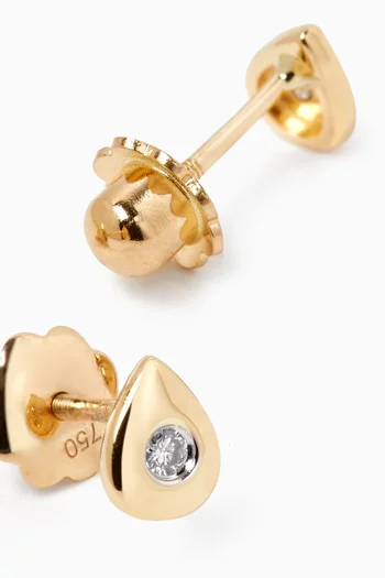 Ara Bambi Diamond Drop Earrings in 18kt Gold