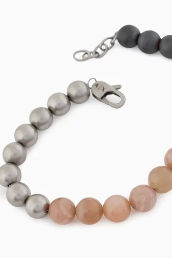 Sun Stones & Beads Bracelet in Stainless-steel