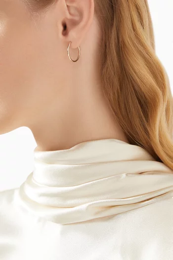 Medium Hoop Earrings in 14kt Recycled Gold