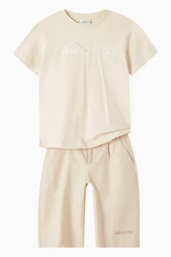 Bermuda Shorts in Cotton & Linen