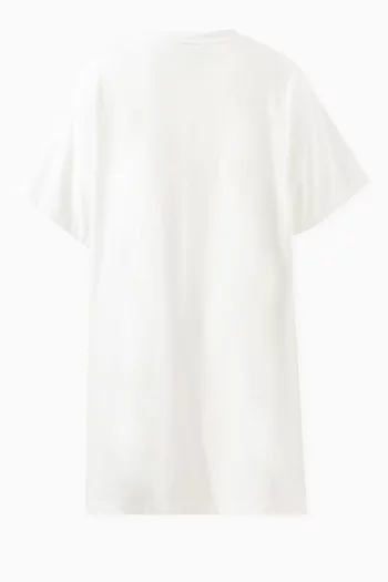 FF Maxi T-shirt Dress in Cotton Jersey