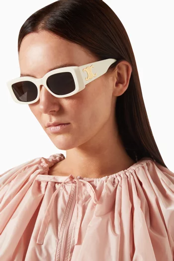 Triomphe Butterfly Sunglasses in Acetate