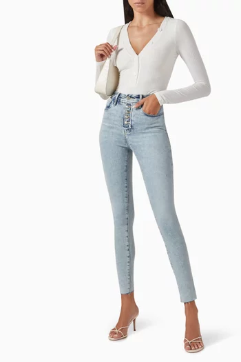 Good Legs Skinny Jeans in Cotton-denim