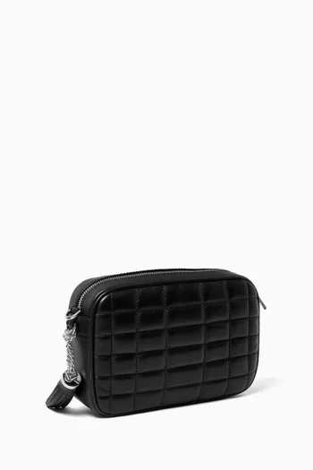 Medium Jet Set Quilted Crossbody Bag in Leather