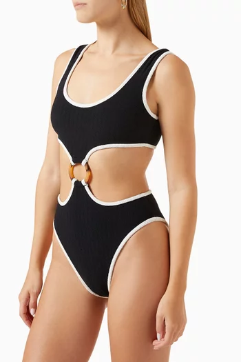 Ky One-piece Swimsuit in Terrycloth